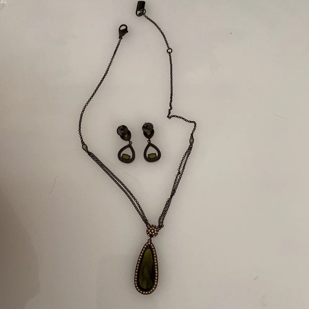 Ellen Tracy Necklace & Earring Set lovely‎ Unique